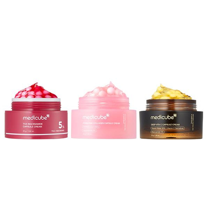 Transform Your Skin with Medicube's Mix & Match Boba Cream Set | TikTok Sensation for Radiant, Hydrated, and Even Complexion