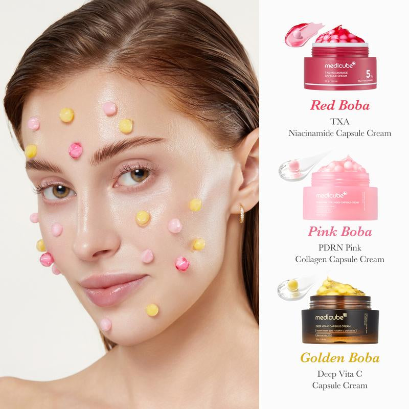 Transform Your Skin with Medicube's Mix & Match Boba Cream Set | TikTok Sensation for Radiant, Hydrated, and Even Complexion