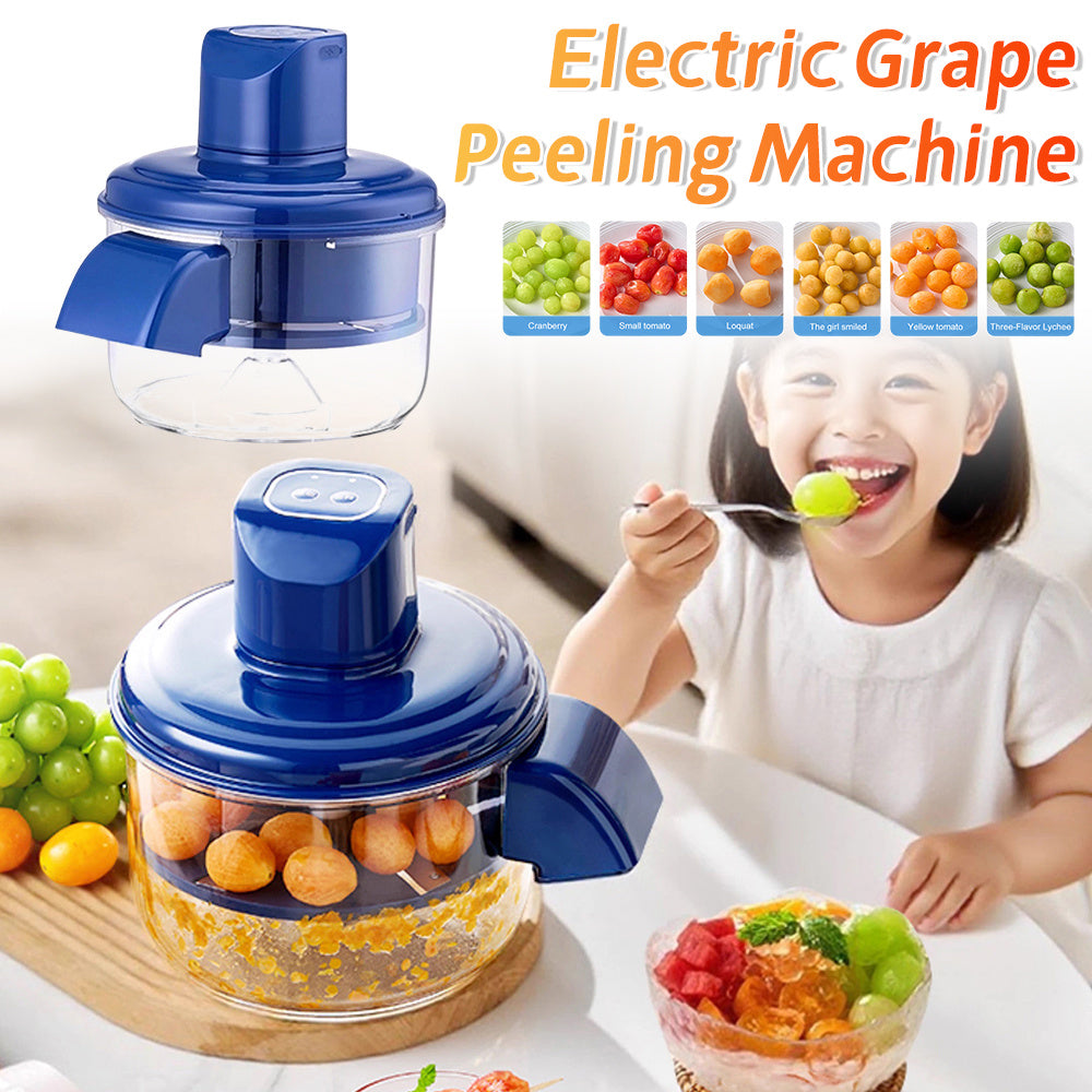 Peelixo™ Automatic Electric Grape Peeler – Rechargeable Fruit Skin Remover