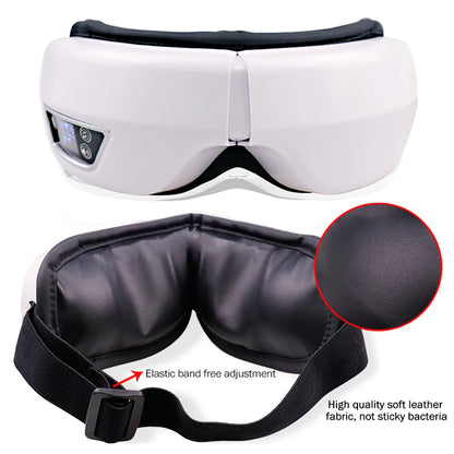 ReluxEye™ 6D Smart Eye Massager with Heat, Vibration & Bluetooth Music – Air Compression Eye Mask for Fatigue, Dry Eyes & Better Sleep