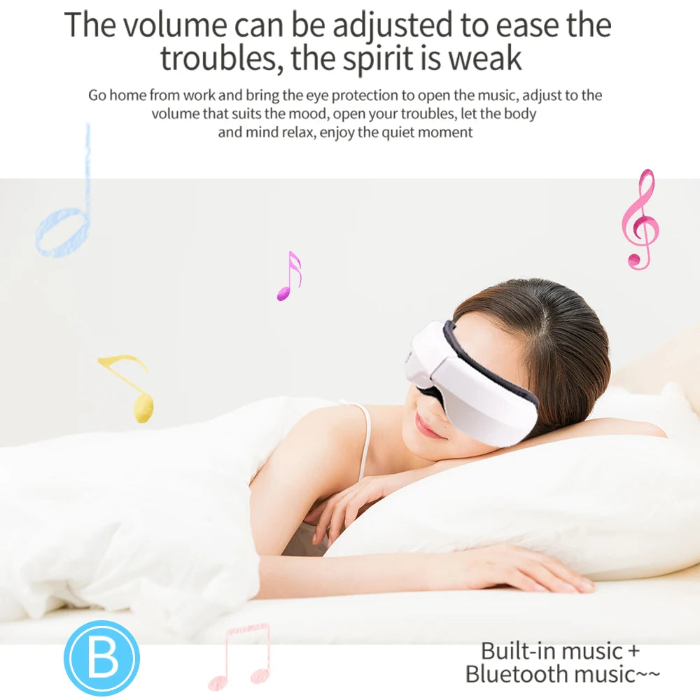 ReluxEye™ 6D Smart Eye Massager with Heat, Vibration & Bluetooth Music – Air Compression Eye Mask for Fatigue, Dry Eyes & Better Sleep