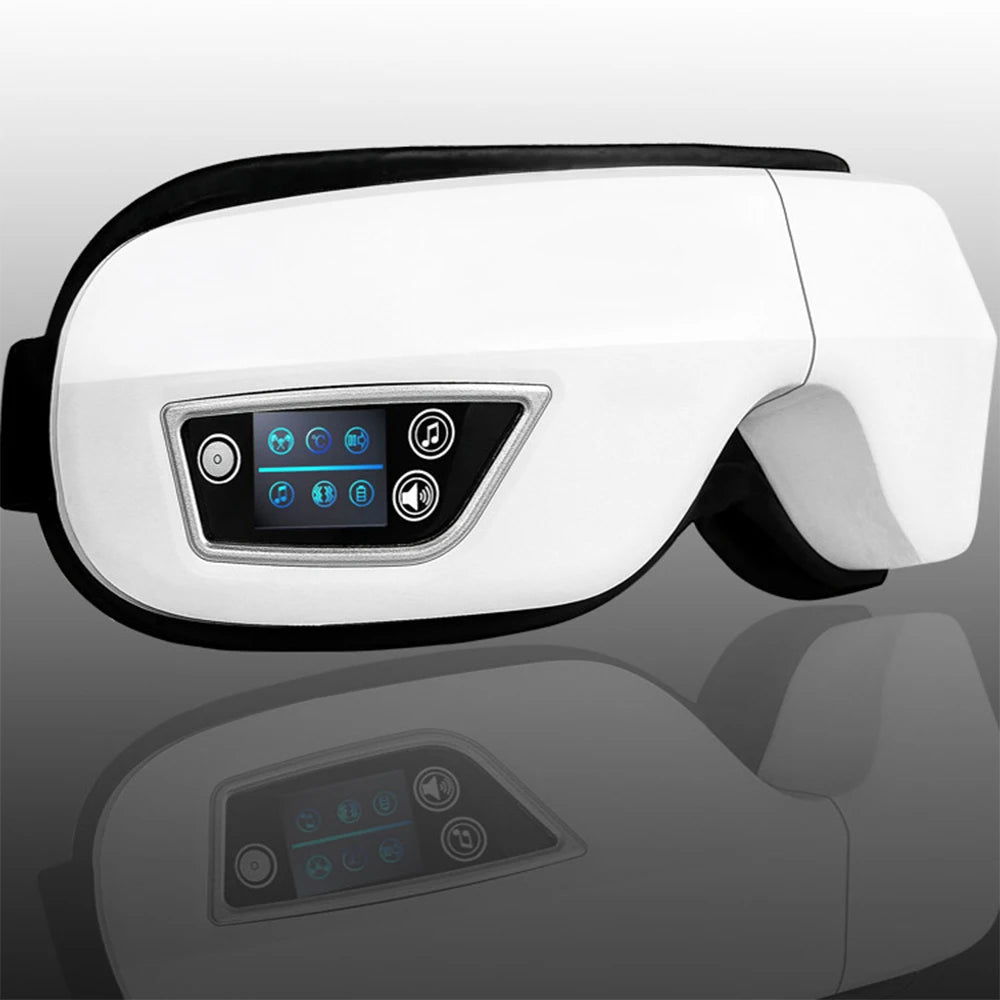 ReluxEye™ 6D Smart Eye Massager with Heat, Vibration & Bluetooth Music – Air Compression Eye Mask for Fatigue, Dry Eyes & Better Sleep
