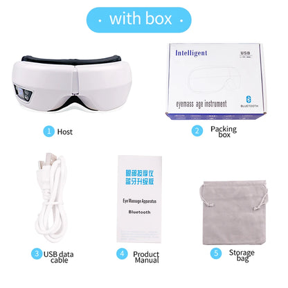ReluxEye™ 6D Smart Eye Massager with Heat, Vibration & Bluetooth Music – Air Compression Eye Mask for Fatigue, Dry Eyes & Better Sleep