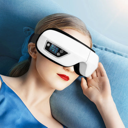 ReluxEye™ 6D Smart Eye Massager with Heat, Vibration & Bluetooth Music – Air Compression Eye Mask for Fatigue, Dry Eyes & Better Sleep
