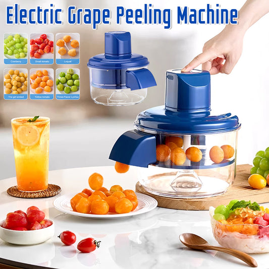 Peelixo™ Automatic Electric Grape Peeler – Rechargeable Fruit Skin Remover